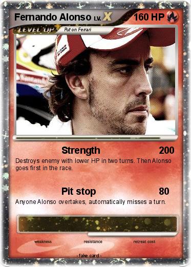 Pokemon Fernando Alonso
