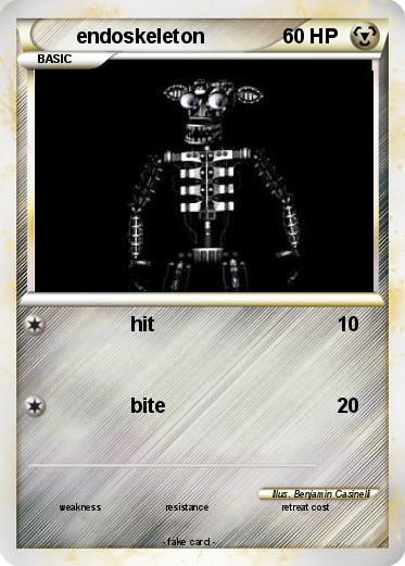 Pokemon endoskeleton
