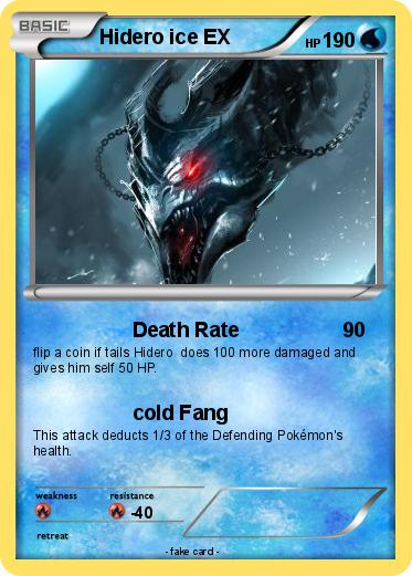 Pokemon Hidero ice EX