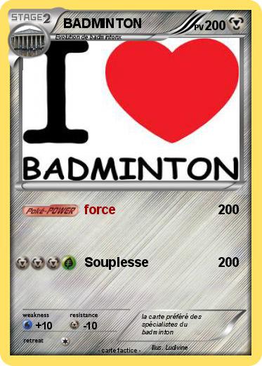Pokemon BADMINTON