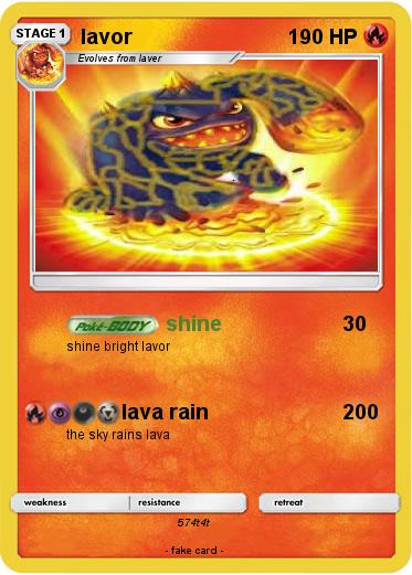 Pokemon lavor