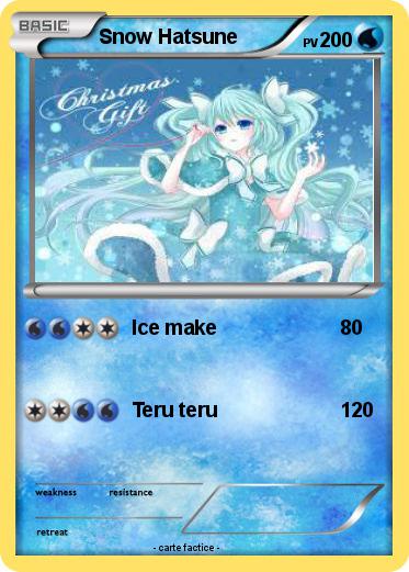 Pokemon Snow Hatsune