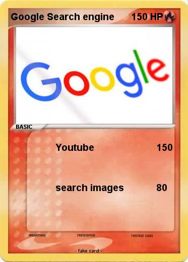 Pokemon Google Search engine