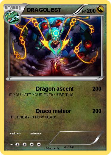 Pokemon DRAGOLEST
