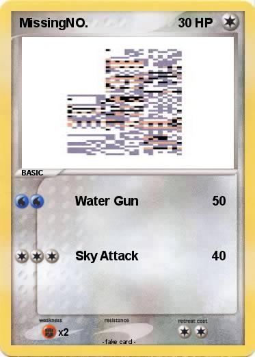 Pokemon MissingNO.