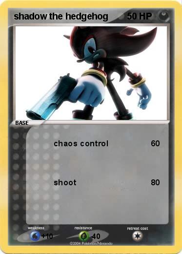 Pokemon shadow the hedgehog