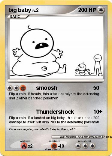 Pokemon big baby