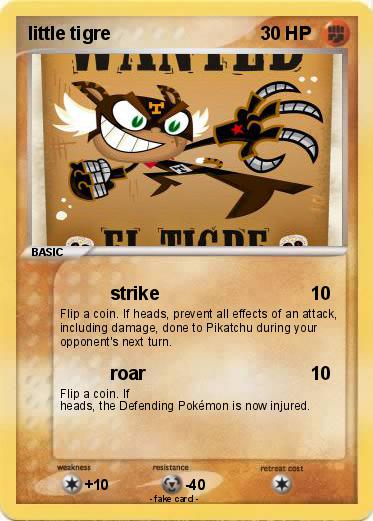 Pokemon little tigre