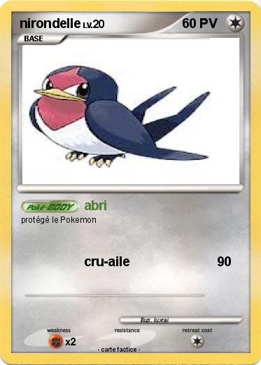 Pokemon nirondelle