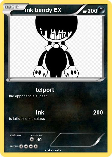 Pokemon ink bendy EX