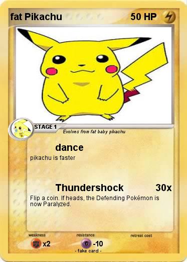 Pokemon fat Pikachu
