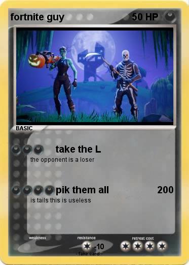 Pokemon fortnite guy