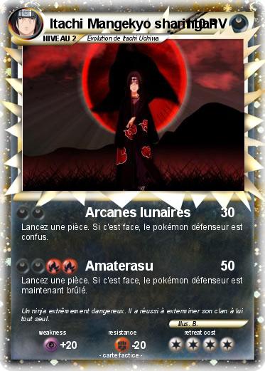 Pokemon Itachi Mangekyo sharingan