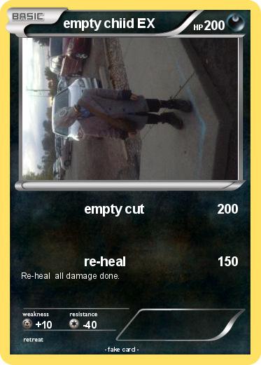 Pokemon empty chiid EX