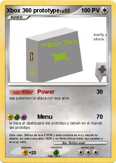 Pokemon Xbox 360 prototype