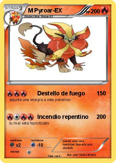 Pokemon M Pyroar-EX