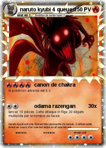 Pokemon naruto kyubi 4 queues