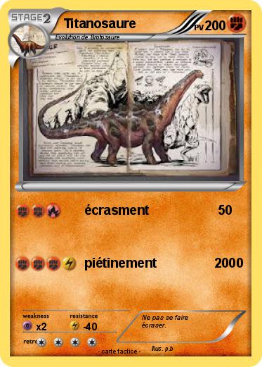 Pokemon Titanosaure