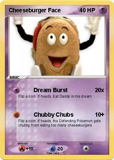 Pokemon Cheeseburger Face