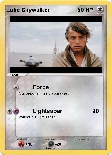 Pokemon Luke Skywalker