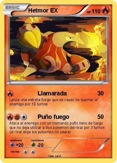 Pokemon Hetmor EX