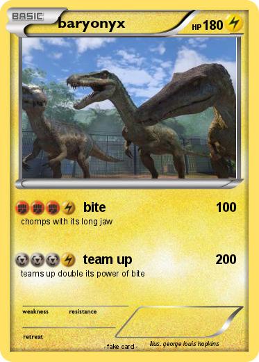 Pokemon baryonyx