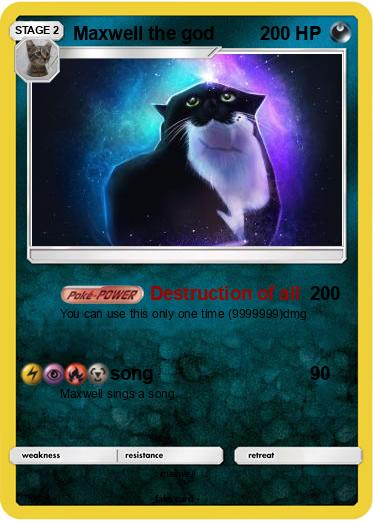 Pokemon Maxwell the god