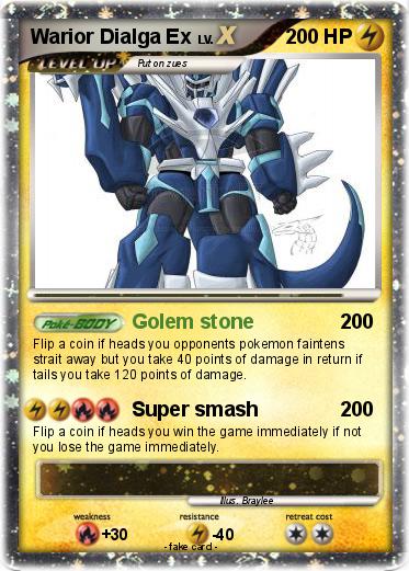Pokemon Warior Dialga Ex