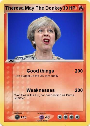 Pokemon Theresa May The Donkey