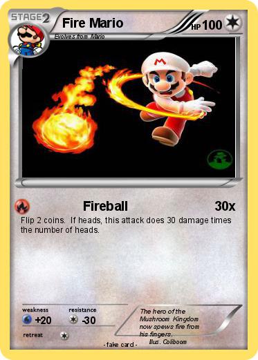 Pokemon Fire Mario