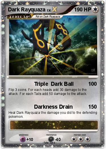 Pokemon Dark Rayquaza