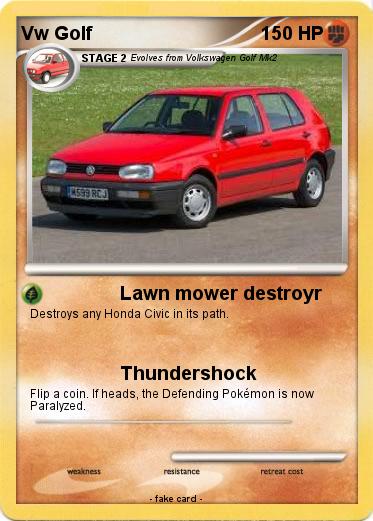 Pokemon Vw Golf