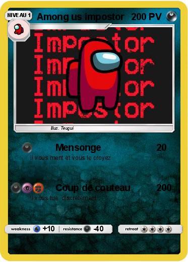 Pokemon Among us impostor