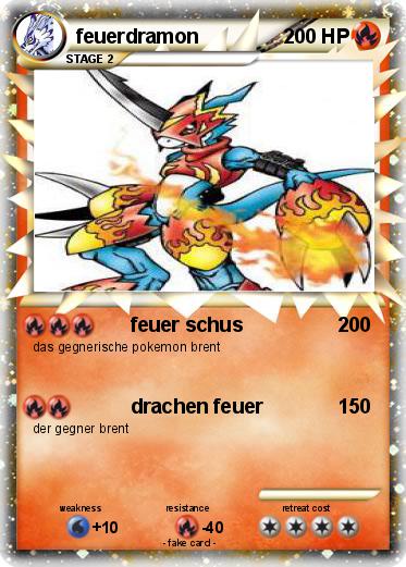 Pokemon feuerdramon