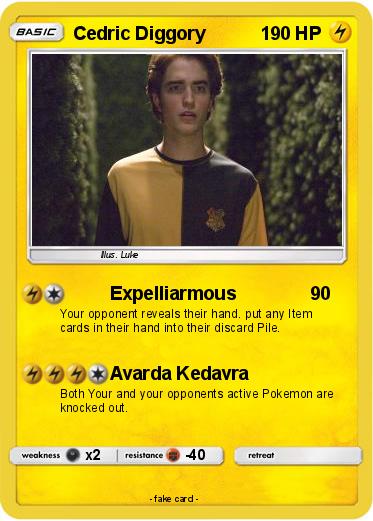 Pokemon Cedric Diggory