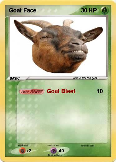 Pokemon Goat Face