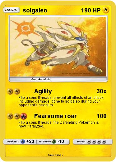 Pokemon solgaleo