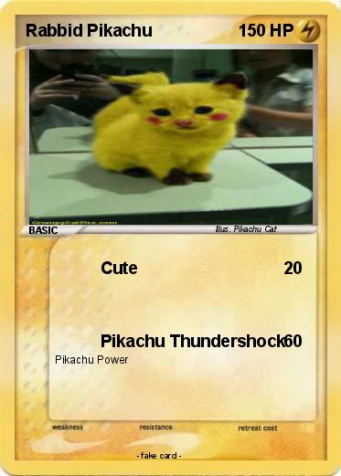 Pokemon Rabbid Pikachu