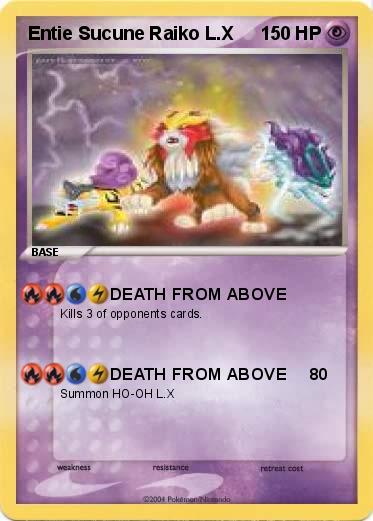 Pokemon Entie Sucune Raiko L.X