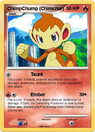 Pokemon ChimpChump (Chimchar)