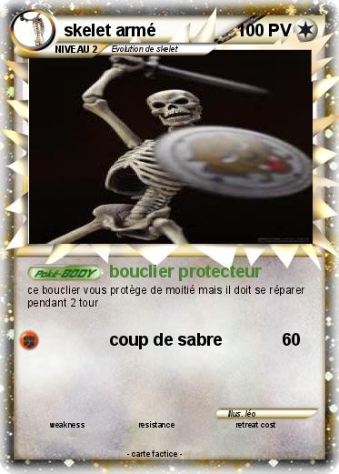 Pokemon skelet armé
