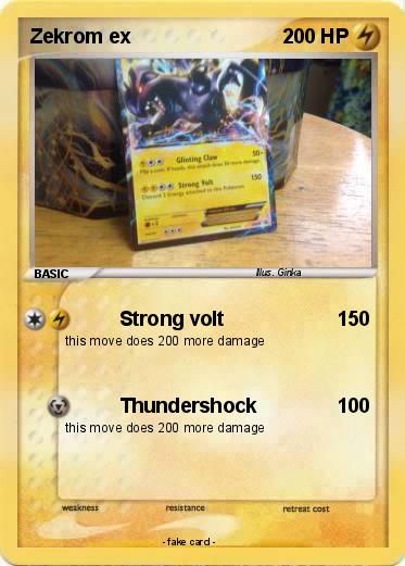 Pokemon Zekrom ex