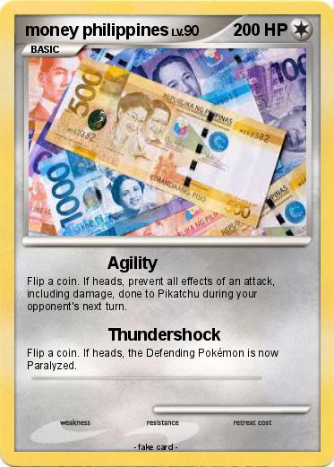 Pokemon money philippines