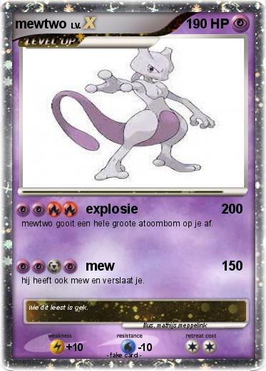 Pokemon mewtwo