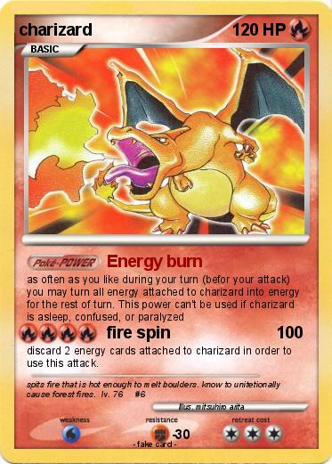 Pokemon charizard