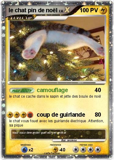 Pokemon le chat pin de noël