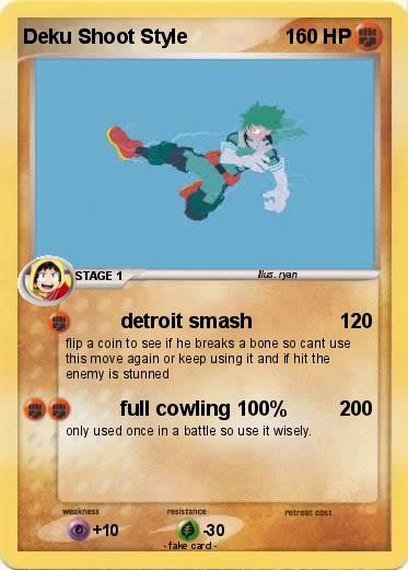 Pokemon Deku Shoot Style