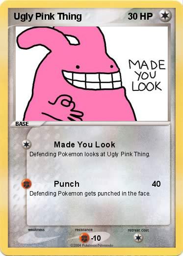 Pokemon Ugly Pink Thing