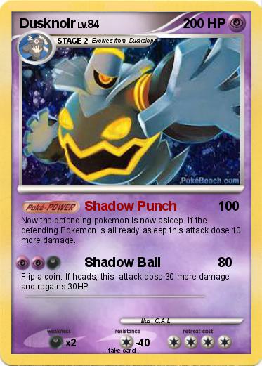 Pokemon Dusknoir