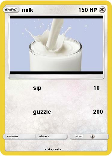 Pokemon milk